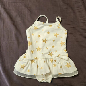 Girls little me one piece swimsuit size 6-9‎ months